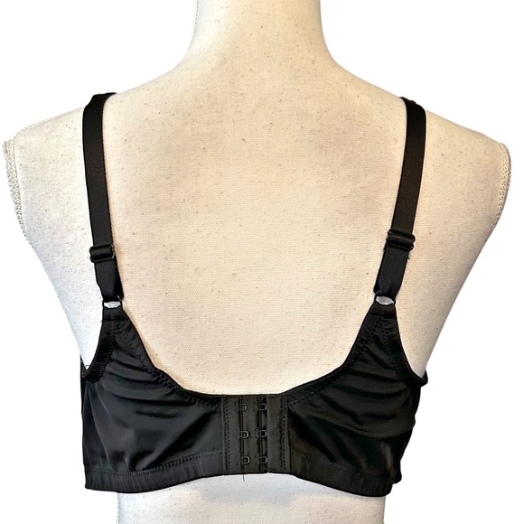 Avenue Body Pure Wireless Back Smoother Unlined Bra SZ 42DD in Black - Picture 4 of 7